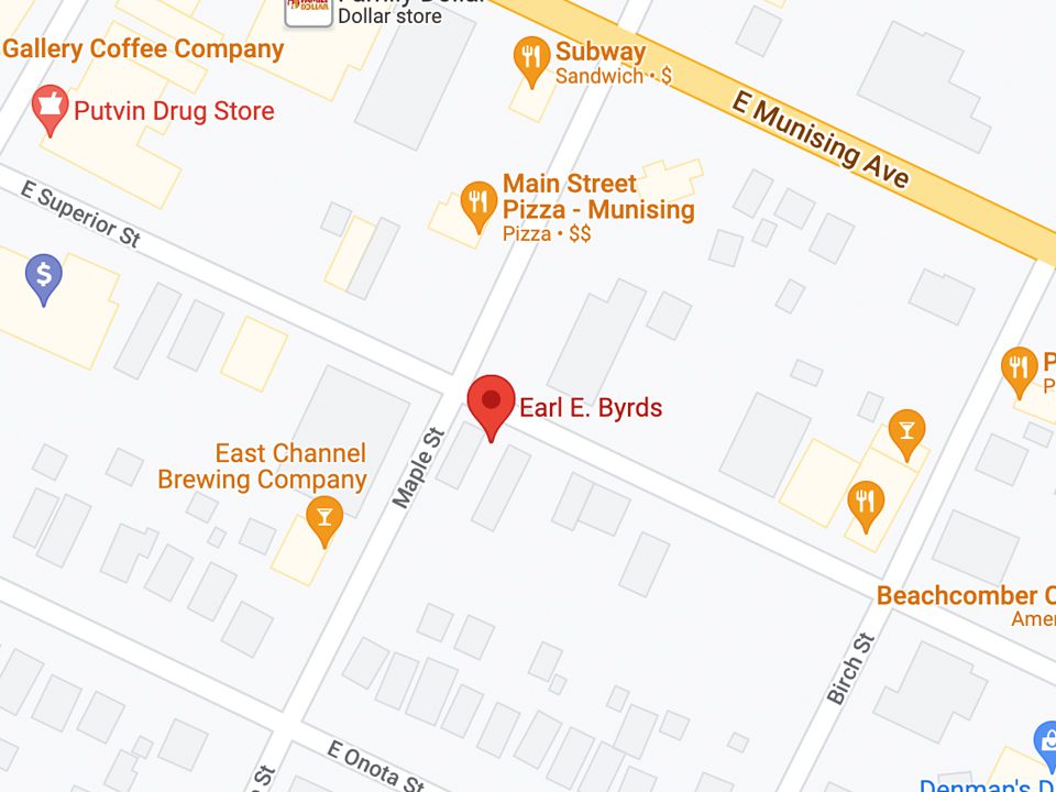 Earl E Byrds Location